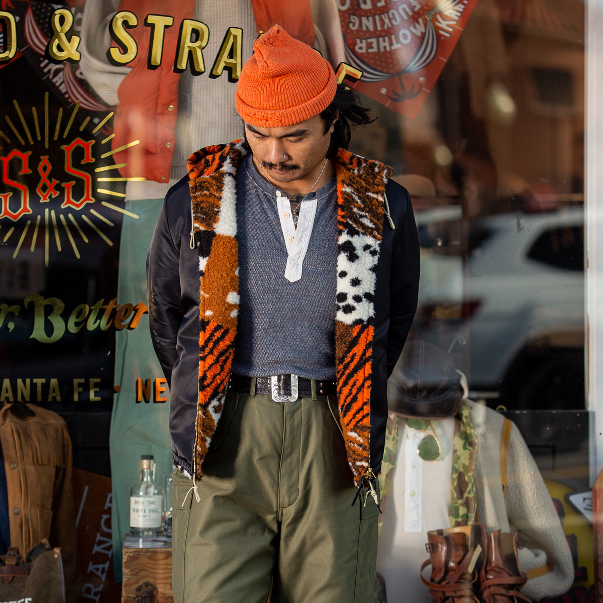 The Real McCoy's Multi Panel Animal Fur Parka - Standard & Strange