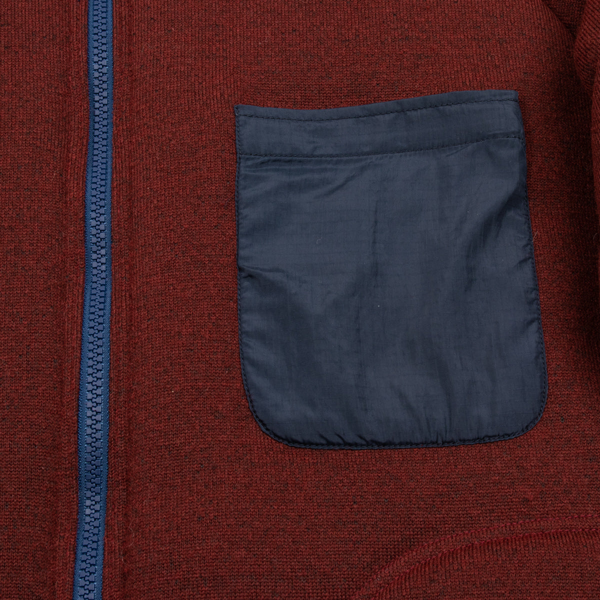 The Real McCoy's Outdoor Pile Cardigan - Brick Red - Standard & Strange