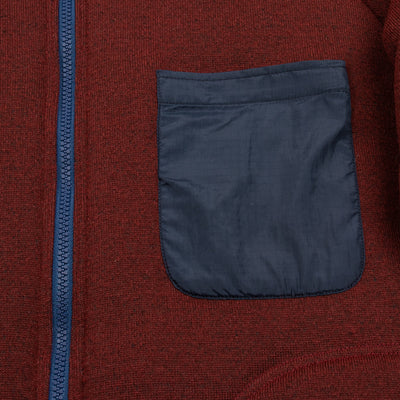 The Real McCoy's Outdoor Pile Cardigan - Brick Red - Standard & Strange